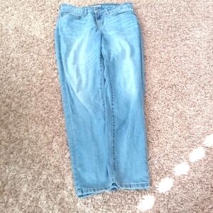 A skinny pair of jeans